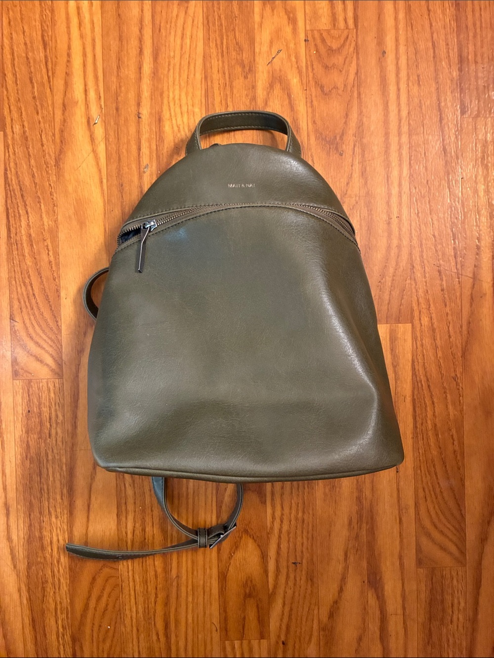 Matt &Nat Olive Backpack Small
